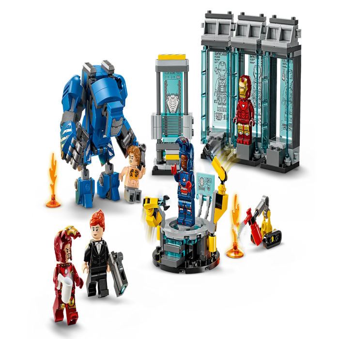 Lego 76315 Super Heroes Marvel Iron Man's Laboratory: Hall of Armor (384Pieces)-Construction-LEGO-Toycra