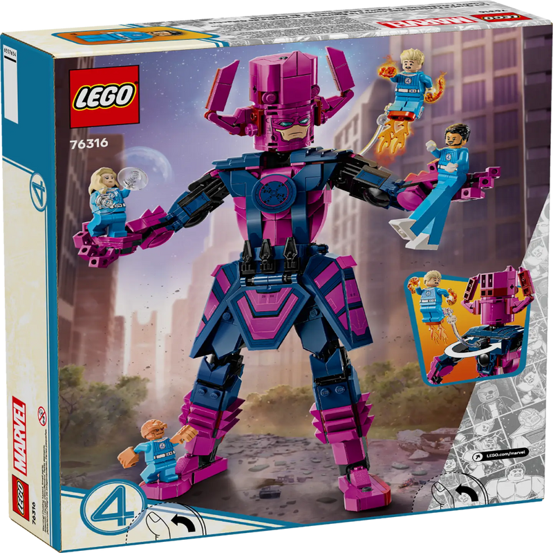 Lego 76316 Super Heroes Marvel Fantastic Four vs. Galactus Construction Figure (427 Pieces)