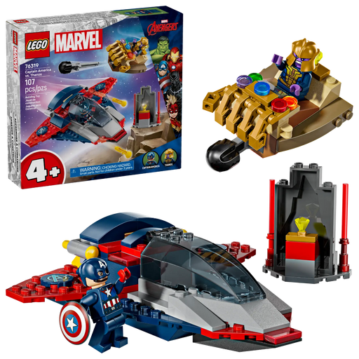 Lego 76319 Super Heroes Marvel Captain America vs. Thanos (107 Pieces)-Construction-LEGO-Toycra