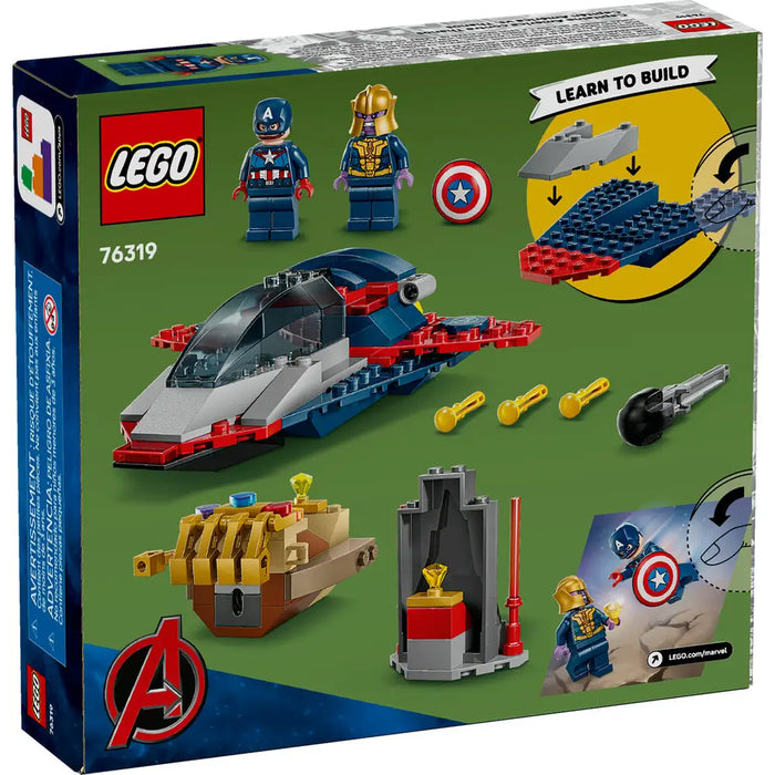 Lego 76319 Super Heroes Marvel Captain America vs. Thanos (107 Pieces)-Construction-LEGO-Toycra