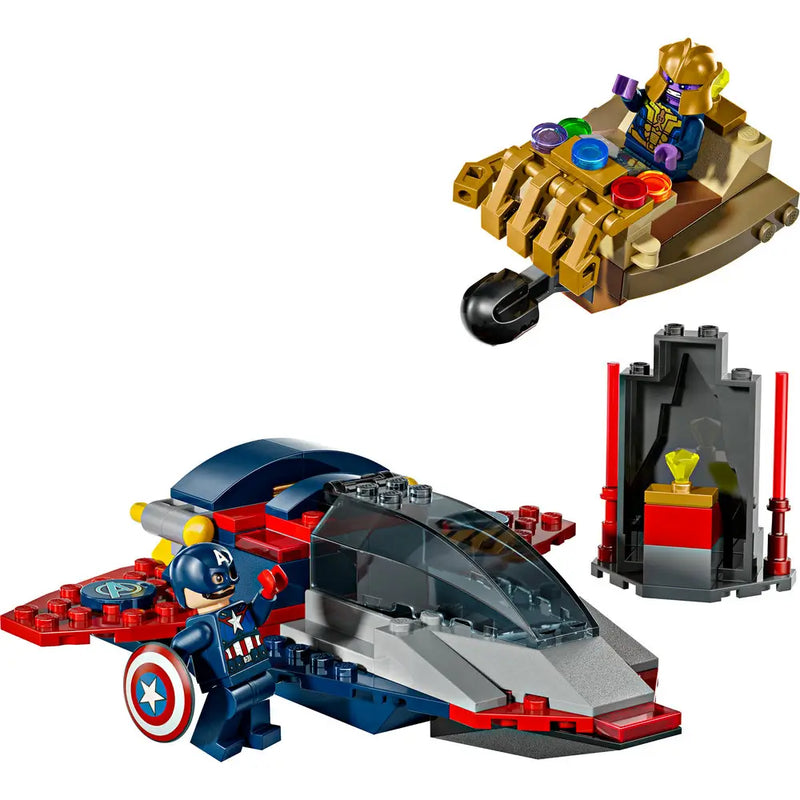 Lego 76319 Super Heroes Marvel Captain America vs. Thanos (107 Pieces)