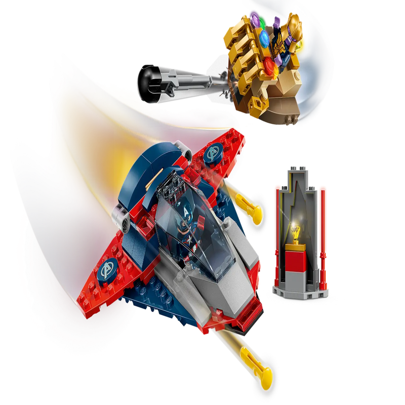 Lego 76319 Super Heroes Marvel Captain America vs. Thanos (107 Pieces)