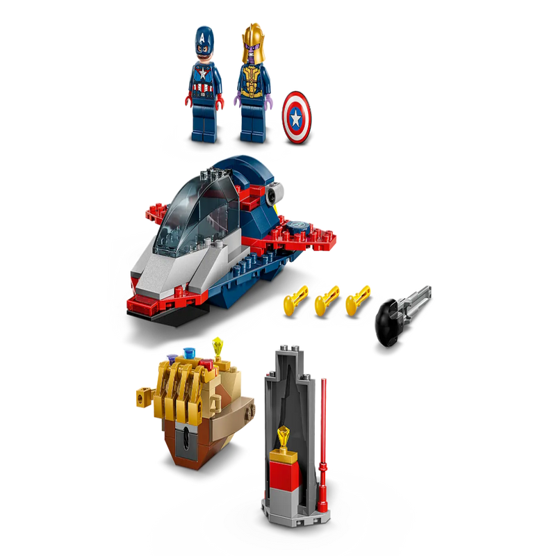 Lego 76319 Super Heroes Marvel Captain America vs. Thanos (107 Pieces)