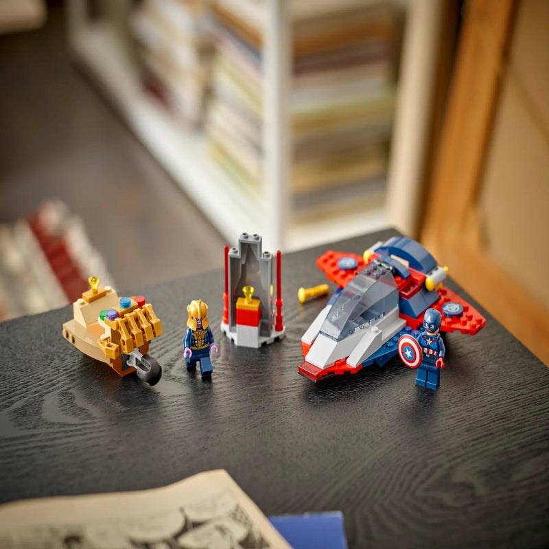 Lego 76319 Super Heroes Marvel Captain America vs. Thanos (107 Pieces)
