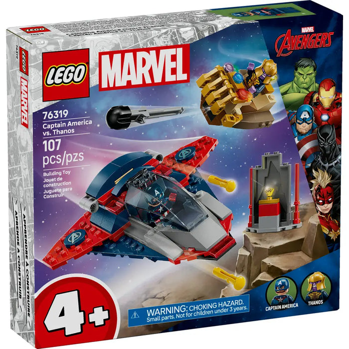 Lego 76319 Super Heroes Marvel Captain America vs. Thanos (107 Pieces)-Construction-LEGO-Toycra