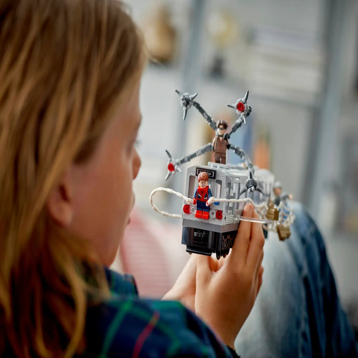 Lego 76321 Super Heroes Marvel Spider-Man vs. Doc Ock Subway Train Scene (393 Pieces)-Construction-LEGO-Toycra