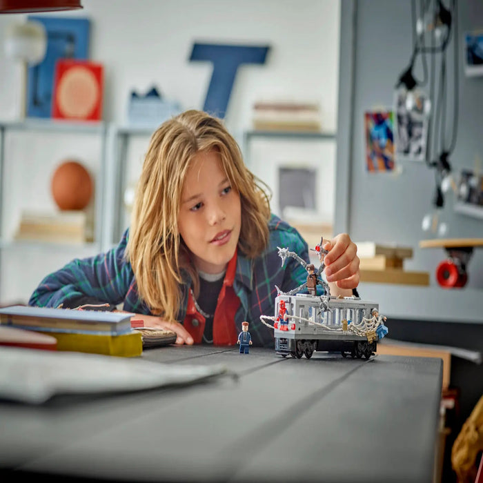 Lego 76321 Super Heroes Marvel Spider-Man vs. Doc Ock Subway Train Scene (393 Pieces)-Construction-LEGO-Toycra