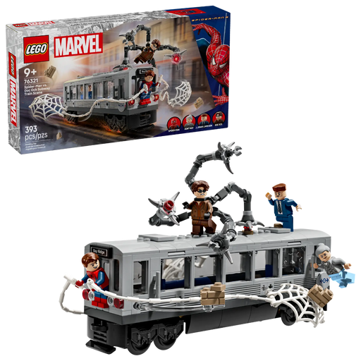 Lego 76321 Super Heroes Marvel Spider-Man vs. Doc Ock Subway Train Scene (393 Pieces)-Construction-LEGO-Toycra