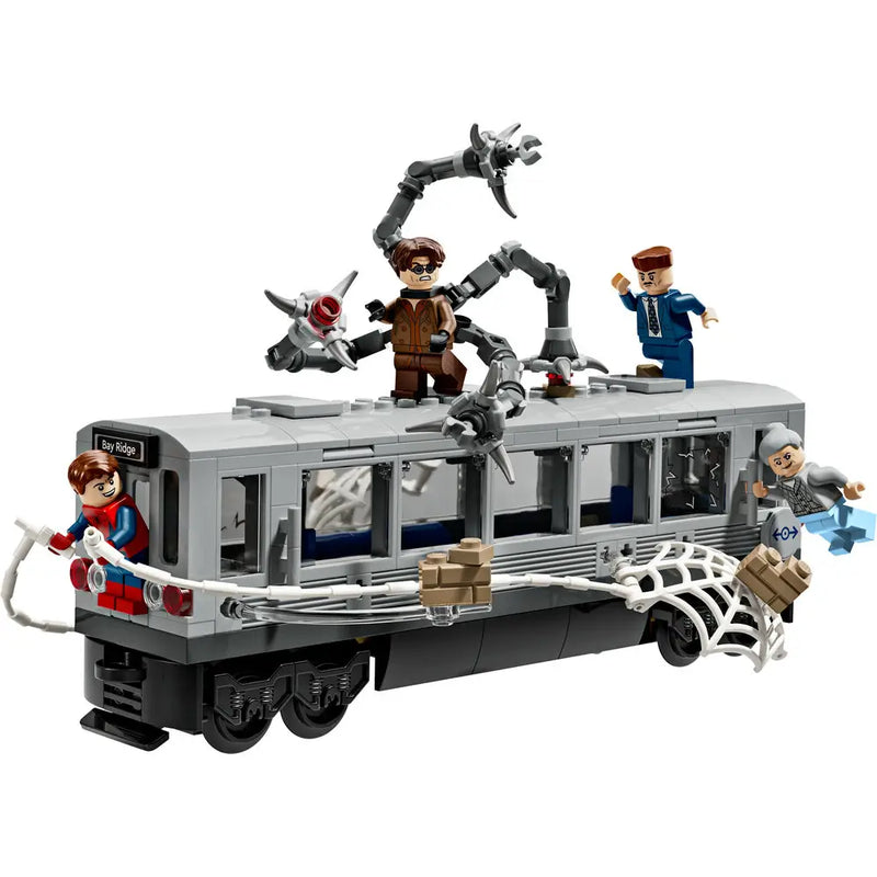 Lego 76321 Super Heroes Marvel Spider-Man vs. Doc Ock Subway Train Scene (393 Pieces)