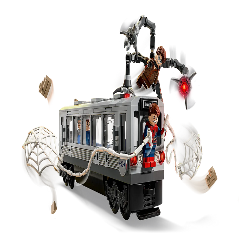 Lego 76321 Super Heroes Marvel Spider-Man vs. Doc Ock Subway Train Scene (393 Pieces)