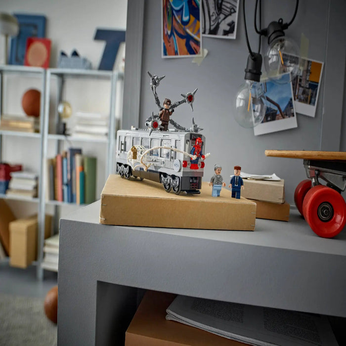 Lego 76321 Super Heroes Marvel Spider-Man vs. Doc Ock Subway Train Scene (393 Pieces)-Construction-LEGO-Toycra