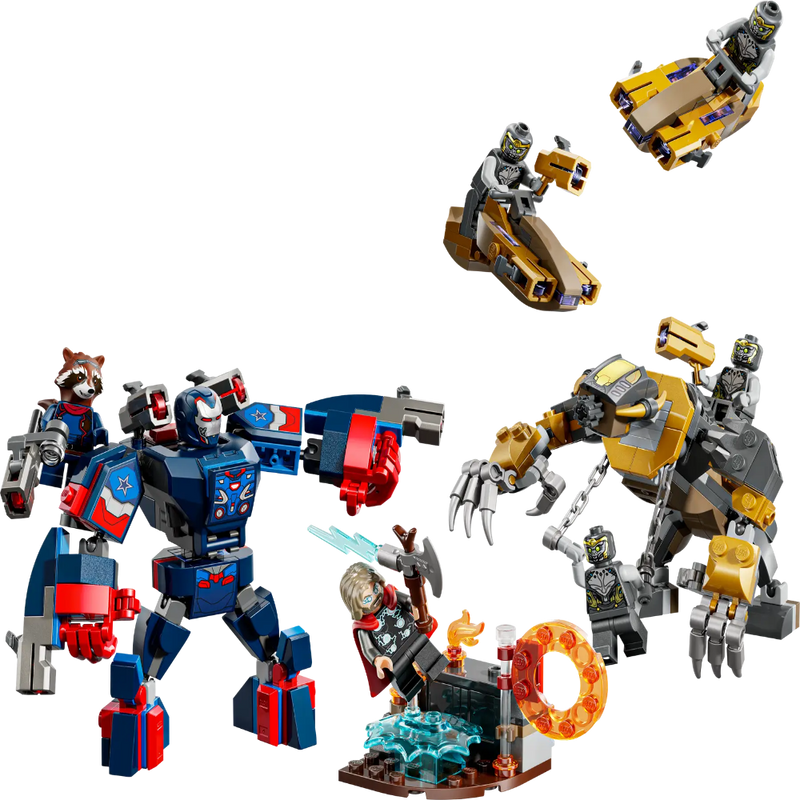 Lego 76322 Super Heroes Marvel Avengers: Endgame Thor vs. Chitauri (373 Pieces)