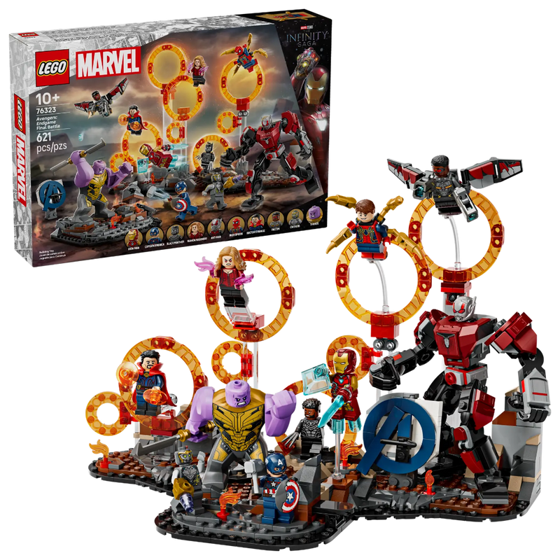 Lego 76323 Super Heroes Marvel Avengers: Endgame Final Battle (621 Pieces)