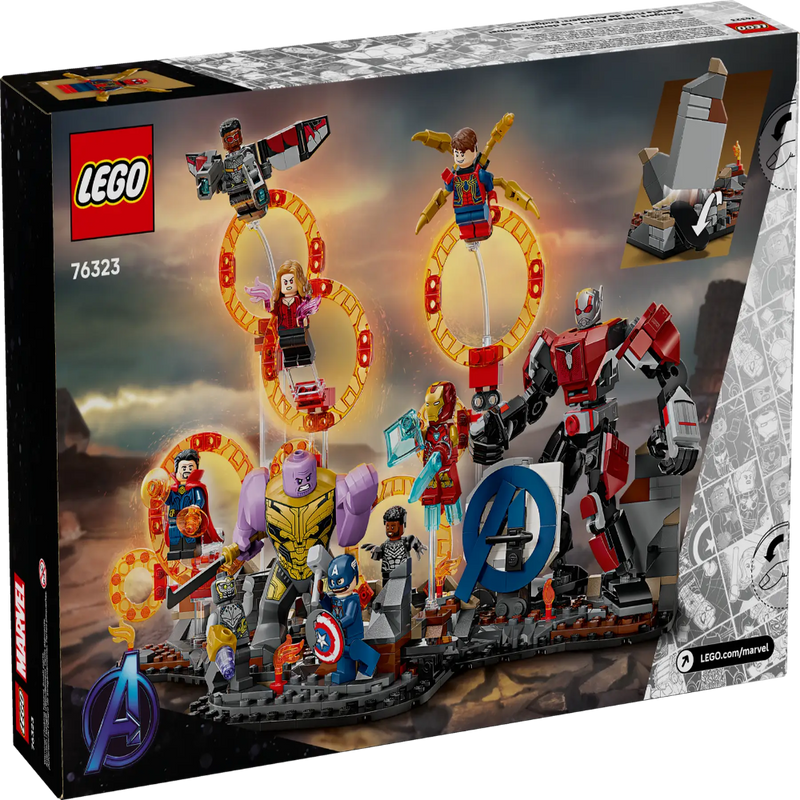 Lego 76323 Super Heroes Marvel Avengers: Endgame Final Battle (621 Pieces)