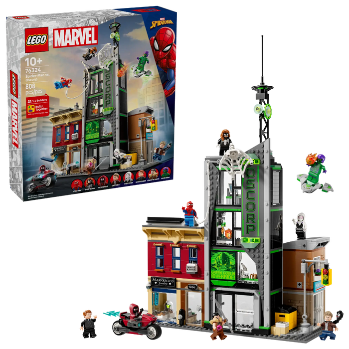 Lego 76324 Super Heroes Marvel Spider-Man vs. Oscorp (808 Pieces)-Construction-LEGO-Toycra