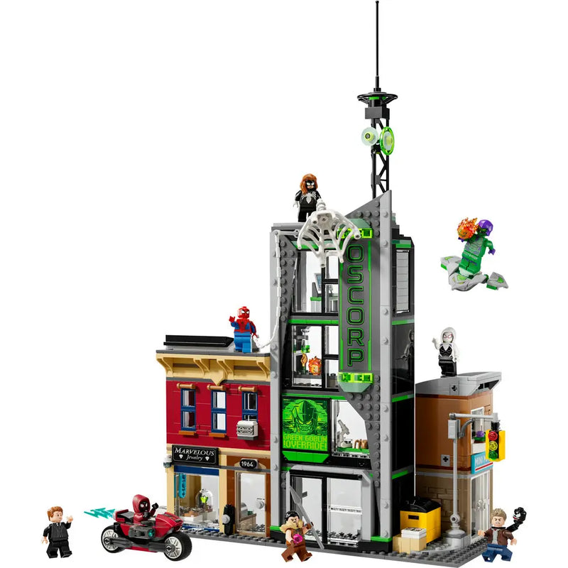Lego 76324 Super Heroes Marvel Spider-Man vs. Oscorp (808 Pieces)