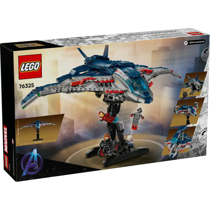 Lego 76325 Super Heroes Marvel Avengers: Age of Ultron Quinjet (1131 Pieces)-Construction-LEGO-Toycra