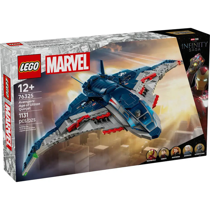 Lego 76325 Super Heroes Marvel Avengers: Age of Ultron Quinjet (1131 Pieces)-Construction-LEGO-Toycra