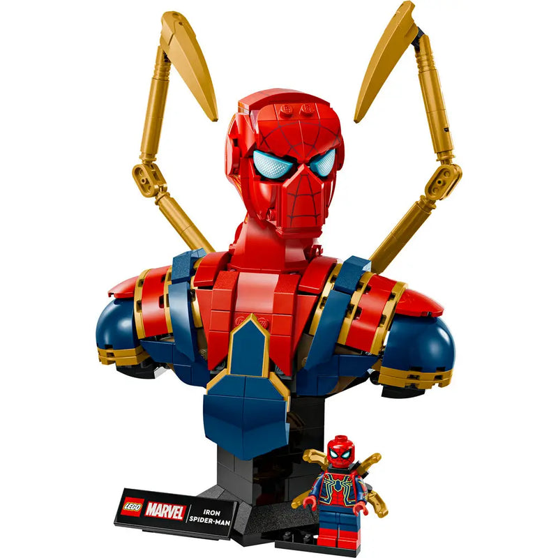 Lego 76326 Super Heroes Marvel Iron Spider-Man Bust (379 Pieces)