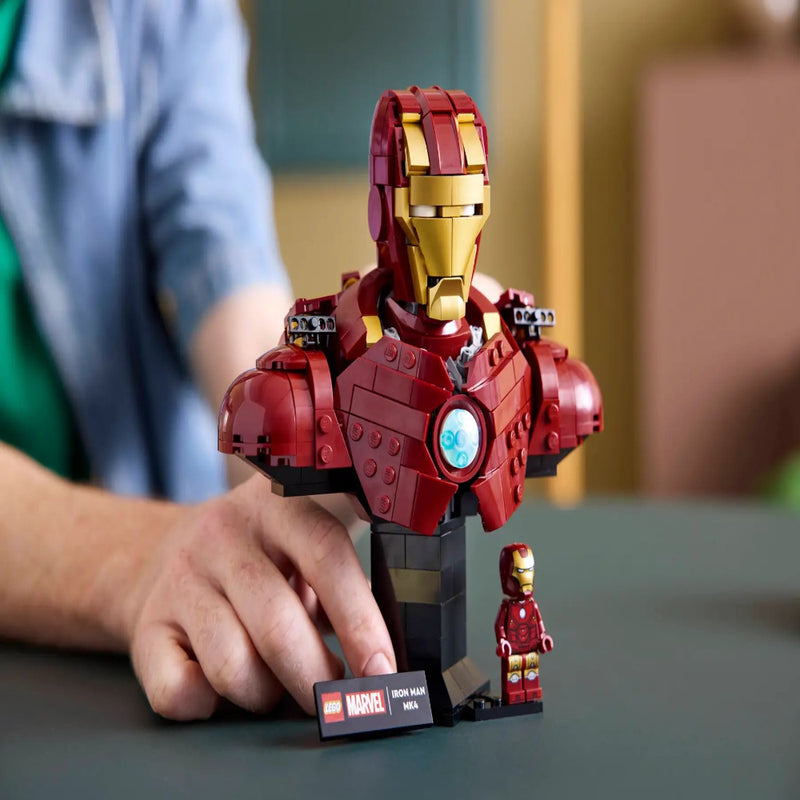 Lego 76327 Super Heroes Marvel Iron Man MK4 Bust (436 Pieces)