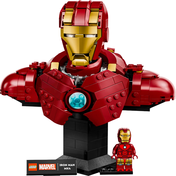 Lego 76327 Super Heroes Marvel Iron Man MK4 Bust (436 Pieces)-Construction-LEGO-Toycra