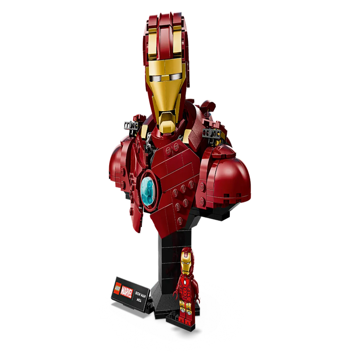 Lego 76327 Super Heroes Marvel Iron Man MK4 Bust (436 Pieces)-Construction-LEGO-Toycra