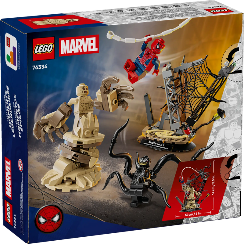 Lego 76334 Super Heroes Marvel Epic Battle: Spider-Man Vs. Sandman (201 Pieces)