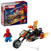 Lego 76335 Super Heroes Marvel Spider-Man Vs. Ghost Rider Motorcycle (72 Pieces)