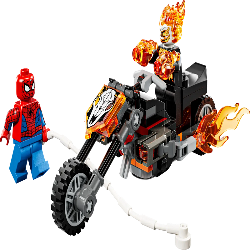 Lego 76335 Super Heroes Marvel Spider-Man Vs. Ghost Rider Motorcycle (72 Pieces)