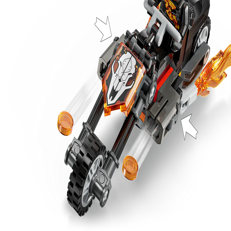Lego 76335 Super Heroes Marvel Spider-Man Vs. Ghost Rider Motorcycle (72 Pieces)