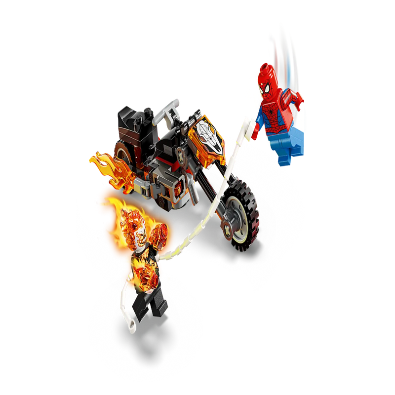Lego 76335 Super Heroes Marvel Spider-Man Vs. Ghost Rider Motorcycle (72 Pieces)