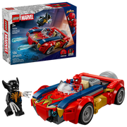 Lego 76336 Super Heroes Marvel Spider-Man Car Vs. Venomized Wolverine (134 Pieces)