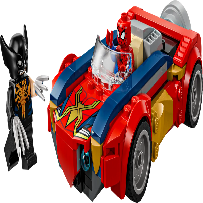 Lego 76336 Super Heroes Marvel Spider-Man Car Vs. Venomized Wolverine (134 Pieces)
