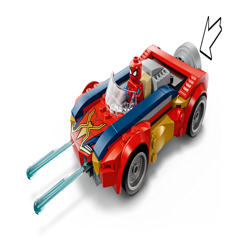 Lego 76336 Super Heroes Marvel Spider-Man Car Vs. Venomized Wolverine (134 Pieces)