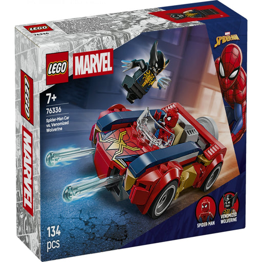 Lego 76336 Super Heroes Marvel Spider-Man Car Vs. Venomized Wolverine (134 Pieces)-Construction-LEGO-Toycra