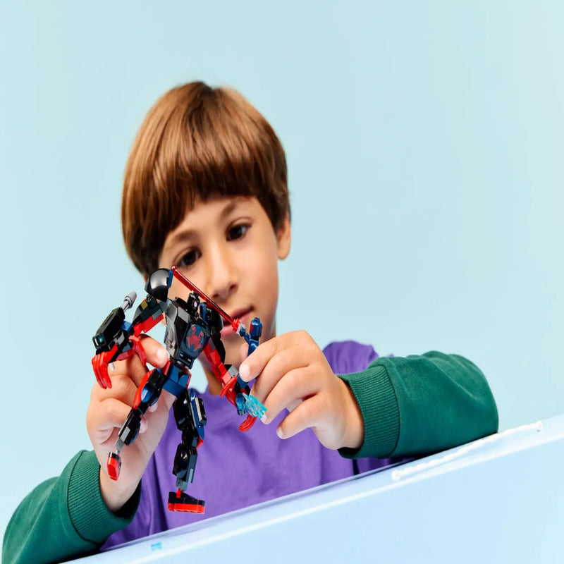 Lego 76337 Super Heroes Marvel Miles Morales Mech Vs. Spider-Man 2099 (135 Pieces)