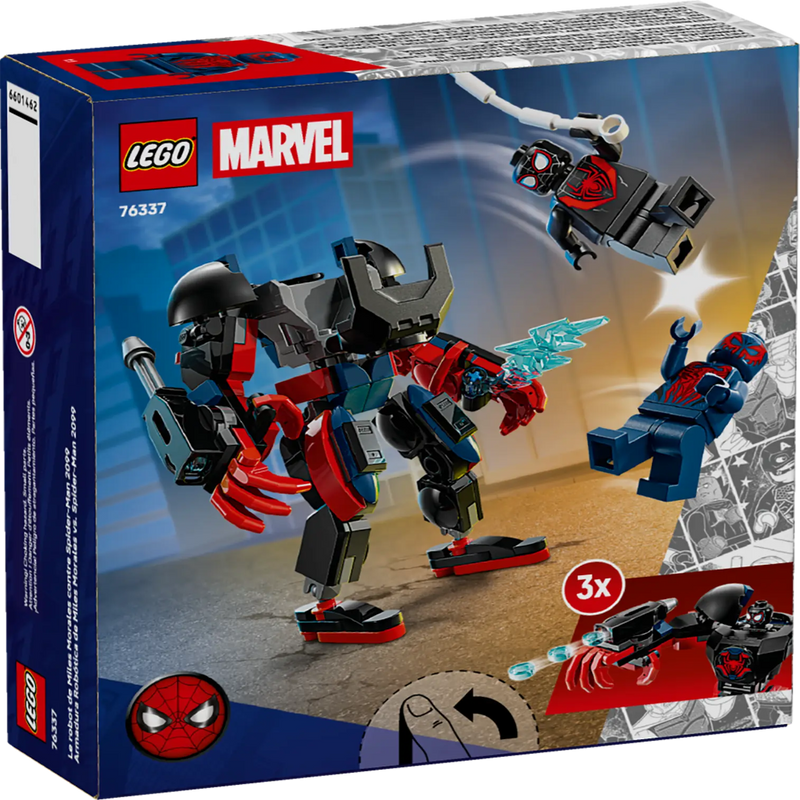 Lego 76337 Super Heroes Marvel Miles Morales Mech Vs. Spider-Man 2099 (135 Pieces)