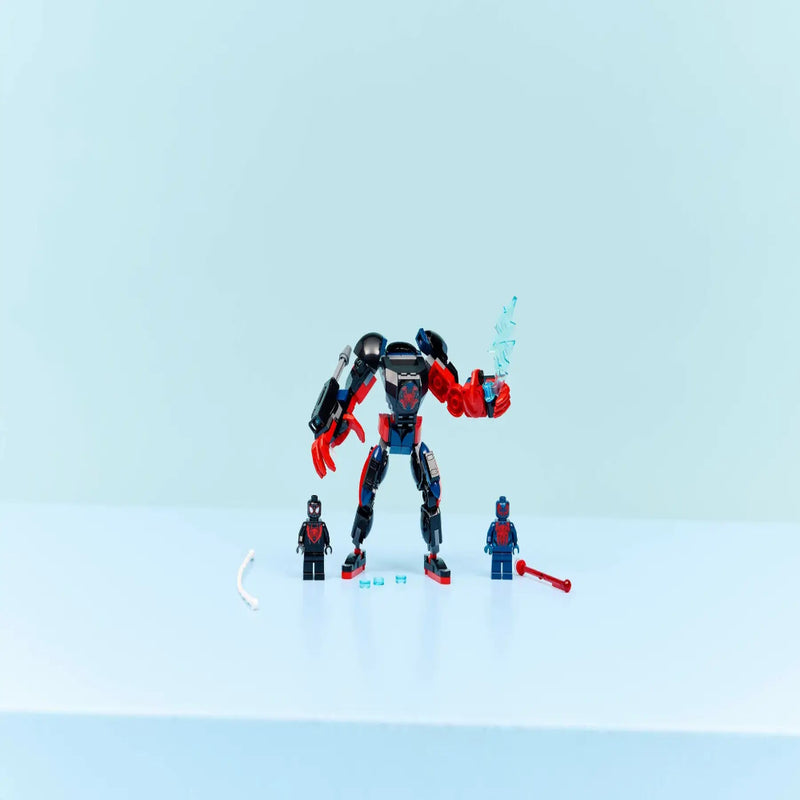 Lego 76337 Super Heroes Marvel Miles Morales Mech Vs. Spider-Man 2099 (135 Pieces)