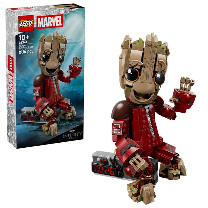 Lego 76341 Super Heroes Marvel Ravager Jumpsuit Groot (604 Pieces)-Construction-LEGO-Toycra