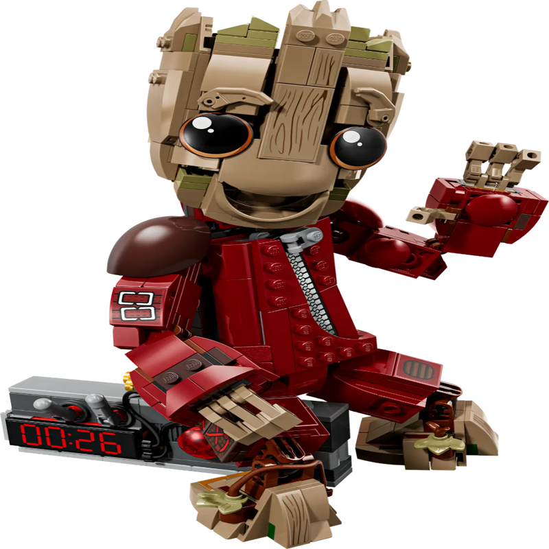 Lego 76341 Super Heroes Marvel Ravager Jumpsuit Groot (604 Pieces)
