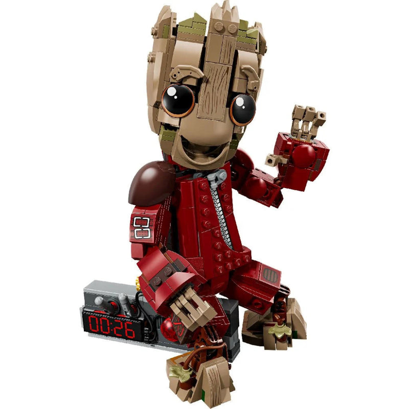 Lego 76341 Super Heroes Marvel Ravager Jumpsuit Groot (604 Pieces)