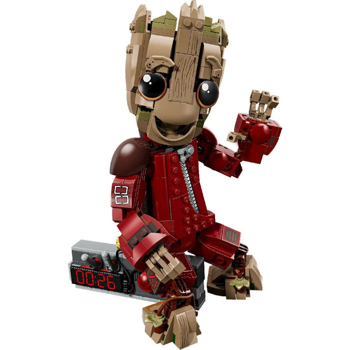 Lego 76341 Super Heroes Marvel Ravager Jumpsuit Groot (604 Pieces)-Construction-LEGO-Toycra