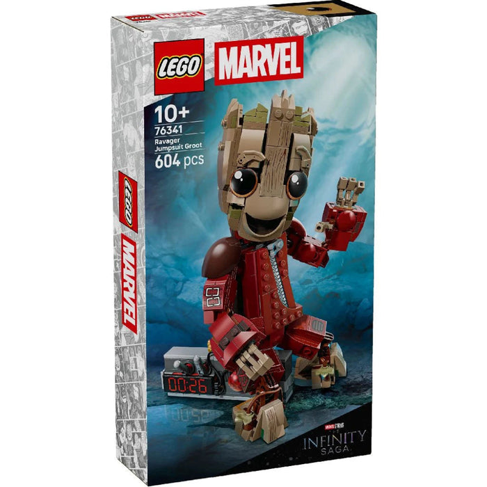 Lego 76341 Super Heroes Marvel Ravager Jumpsuit Groot (604 Pieces)-Construction-LEGO-Toycra