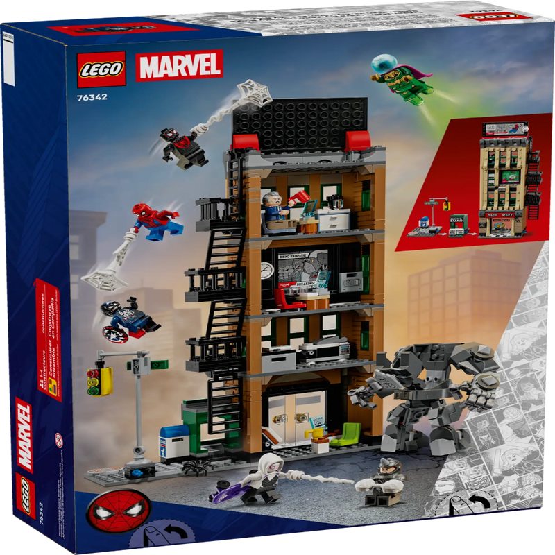 Lego 76342 Super Heroes Marvel Spider-Man Vs. Mysterio: The Daily Bugle (781 Pieces)