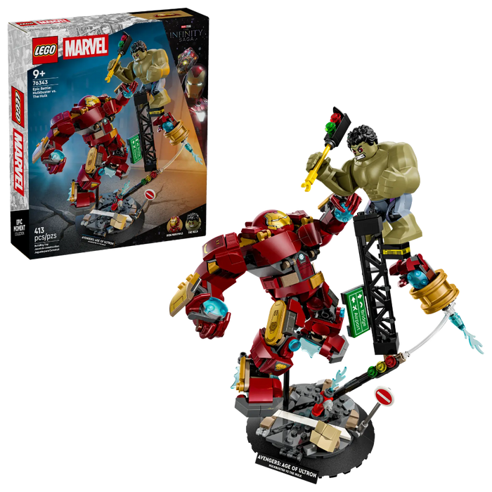 Lego 76343 Super Heroes Marvel Epic Battle: Hulkbuster Vs. The Hulk (413 Pieces)-Construction-LEGO-Toycra