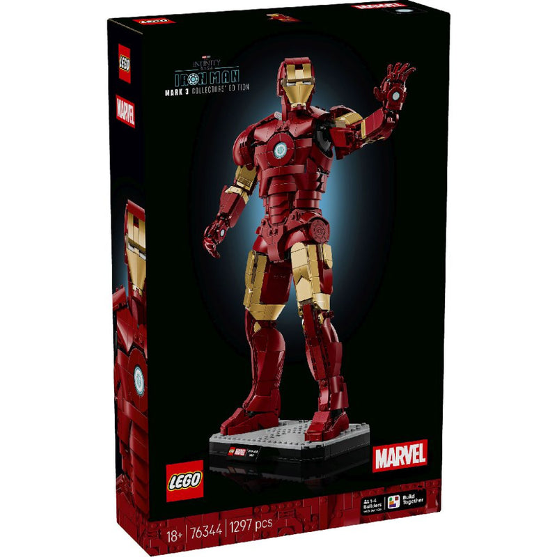 Lego 76344 Super Heroes Marvel Iron Man Mark 3 Collectors' Edition (1297 Pieces)