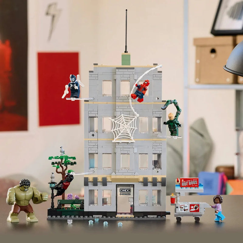 Lego 76350 Super Heroes Marvel Spider-Man Vs. Hulk Epic Clash (534 Pieces)