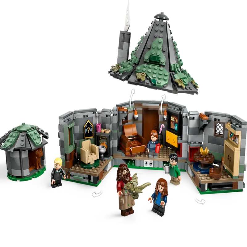 Lego 76428 Harry Potter Hagrid's Hut An Unexpected Visit (896 Pieces)
