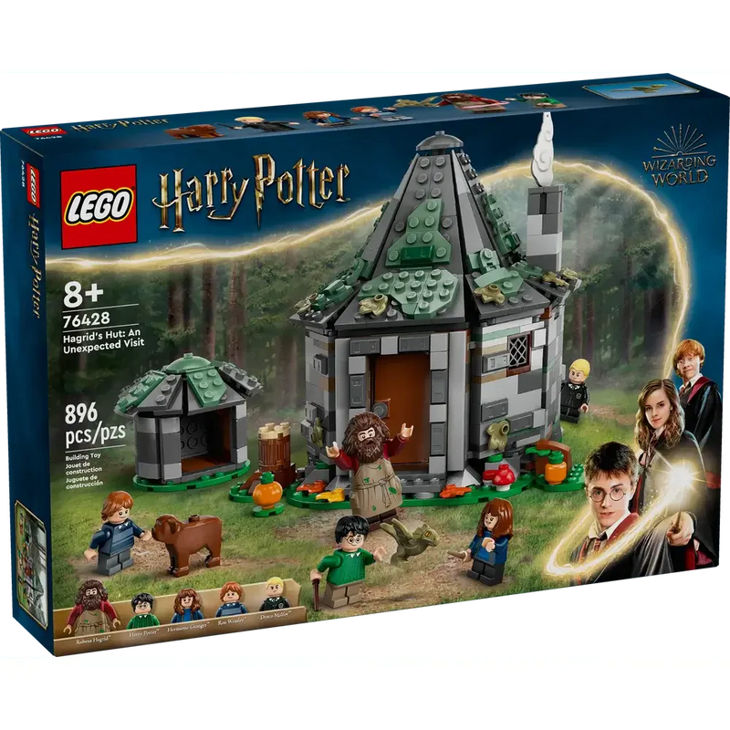 Lego 76428 Harry Potter Hagrid's Hut An Unexpected Visit (896 Pieces)