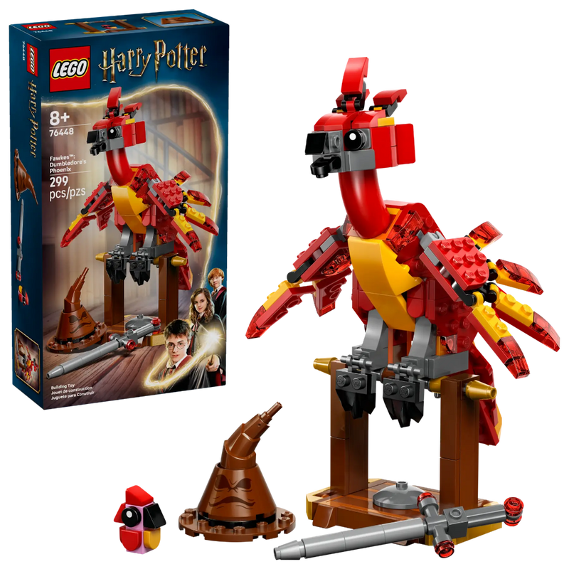 Lego 76448 Harry Potter Fawkes : Dumbledore's Phoenix (299 Pieces)